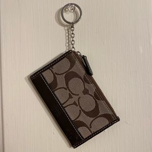 Brown Coach Coin Purse
